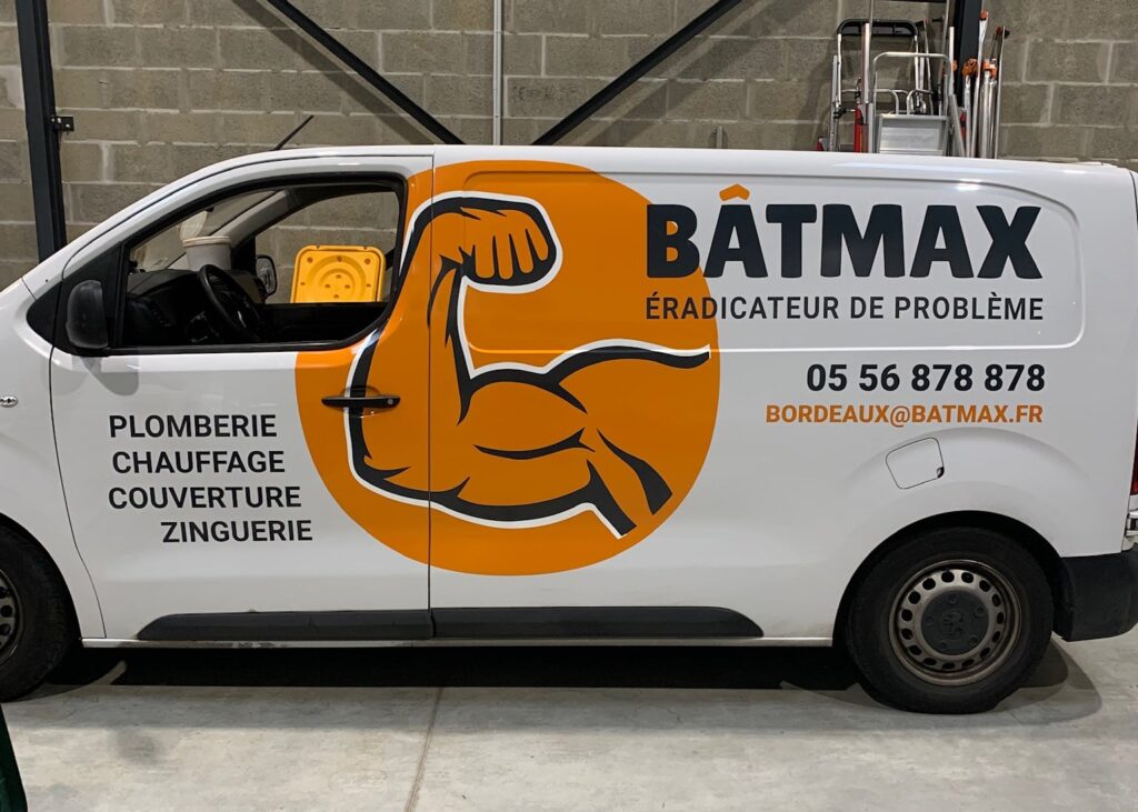 Flocage camion pour plombien