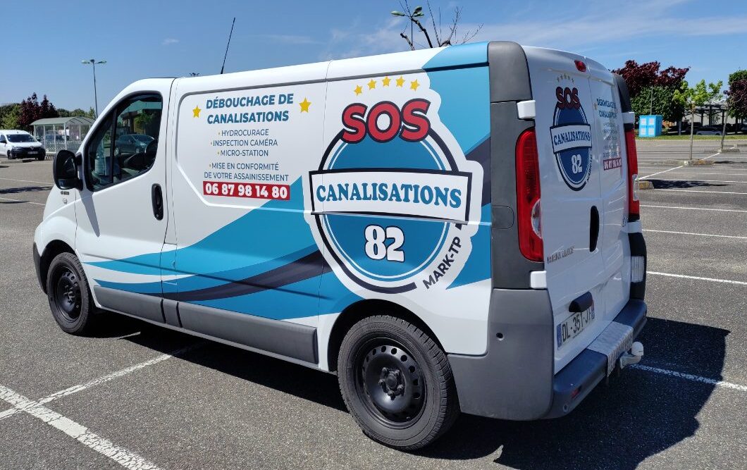 Flocage camion pour plombier