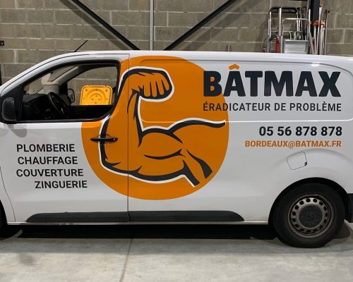 Flocage camion pour plombien