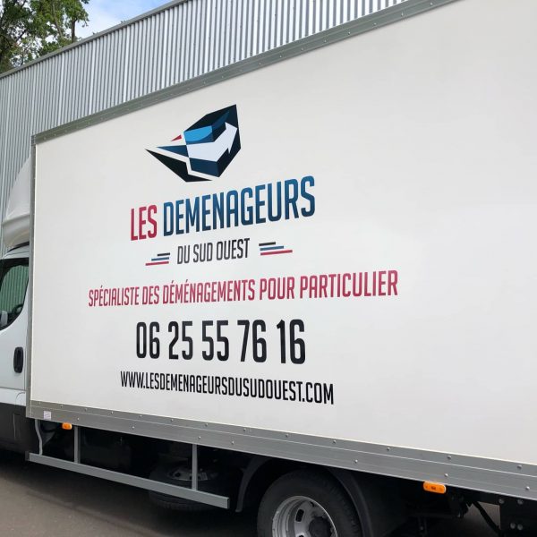 Lettrage camion Bordeaux