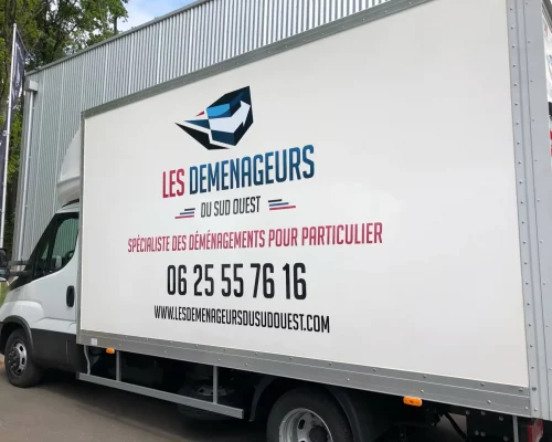 Lettrage camion Bordeaux